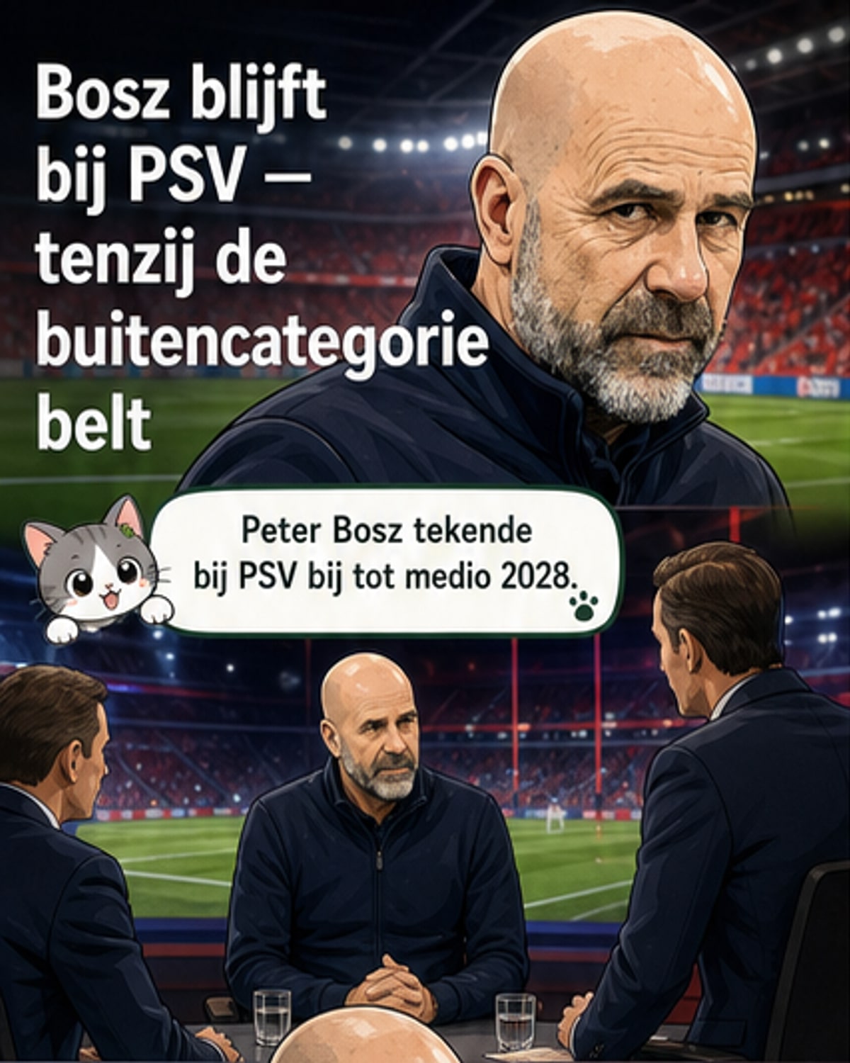 Bosz mag PSV verlaten voor topclub