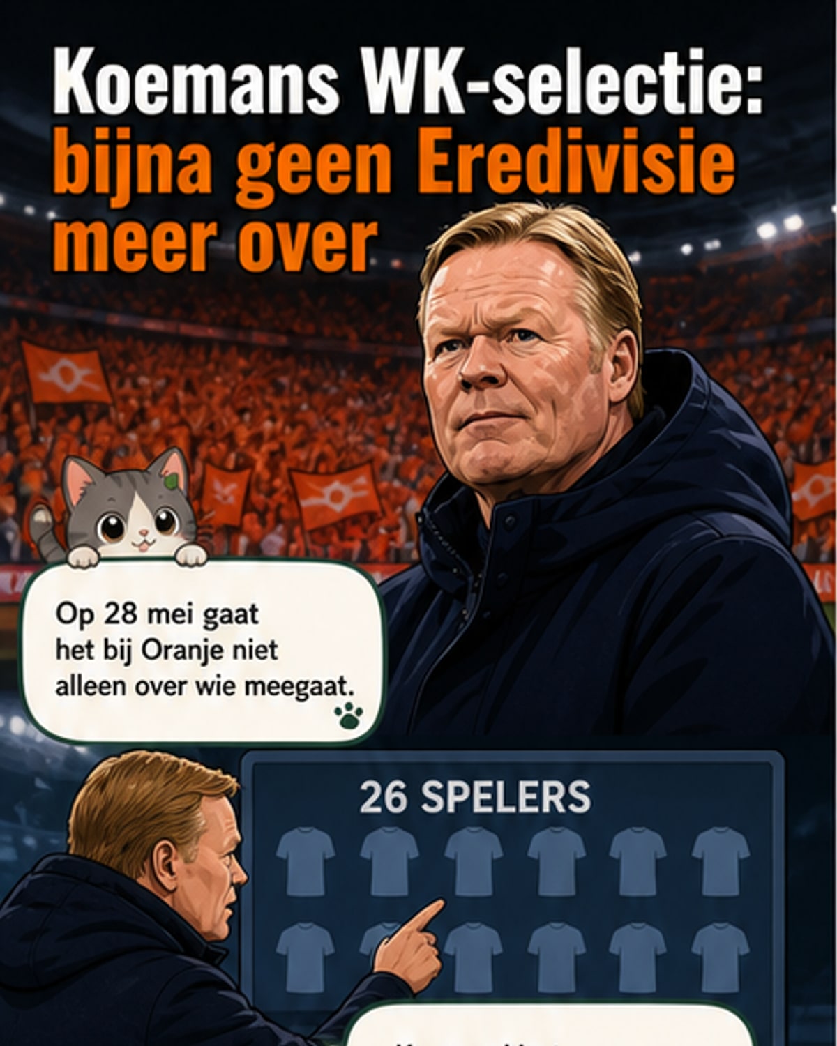 Koeman neemt Eredivisie niet serieus