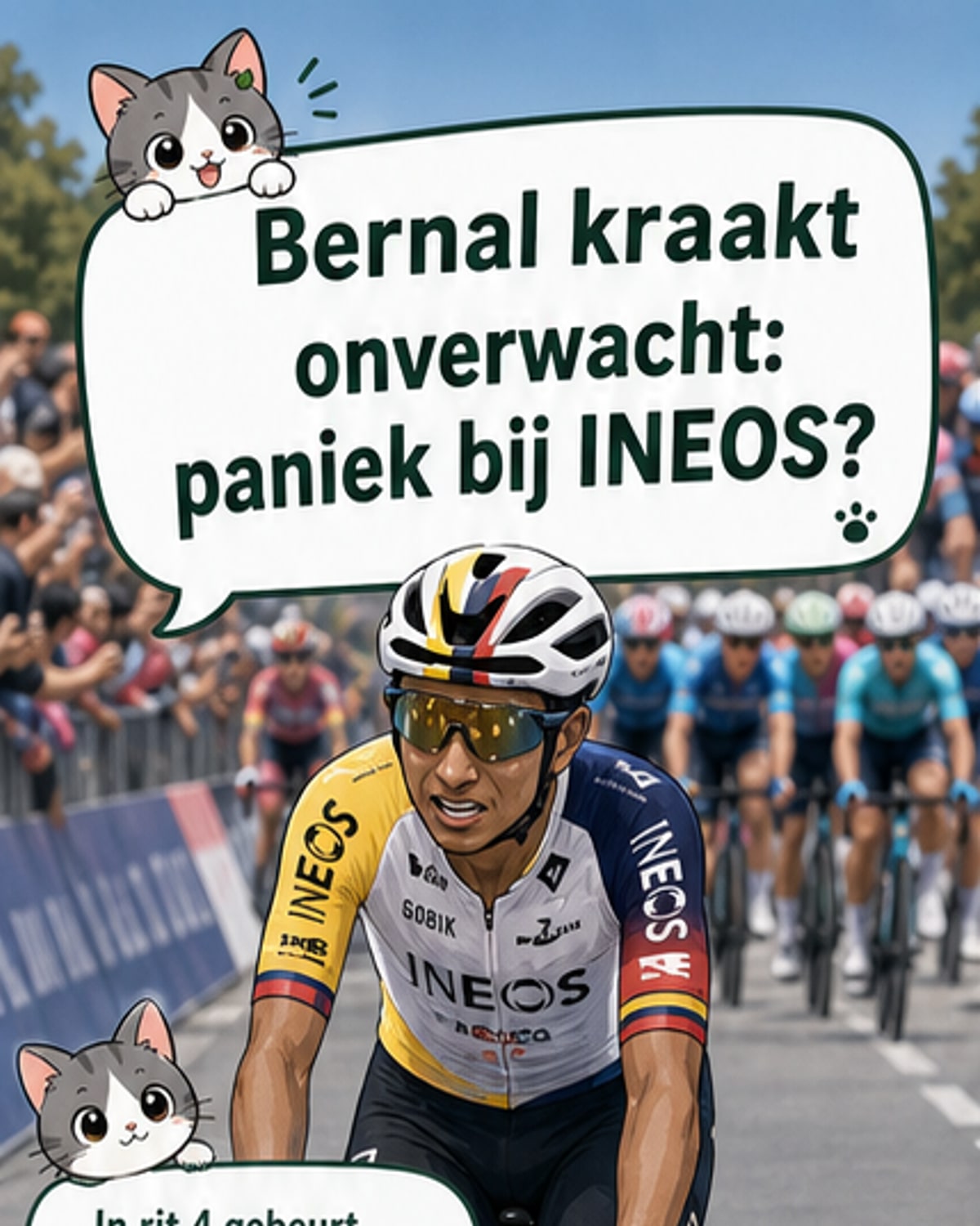 Bernal verliest tijd in Giro