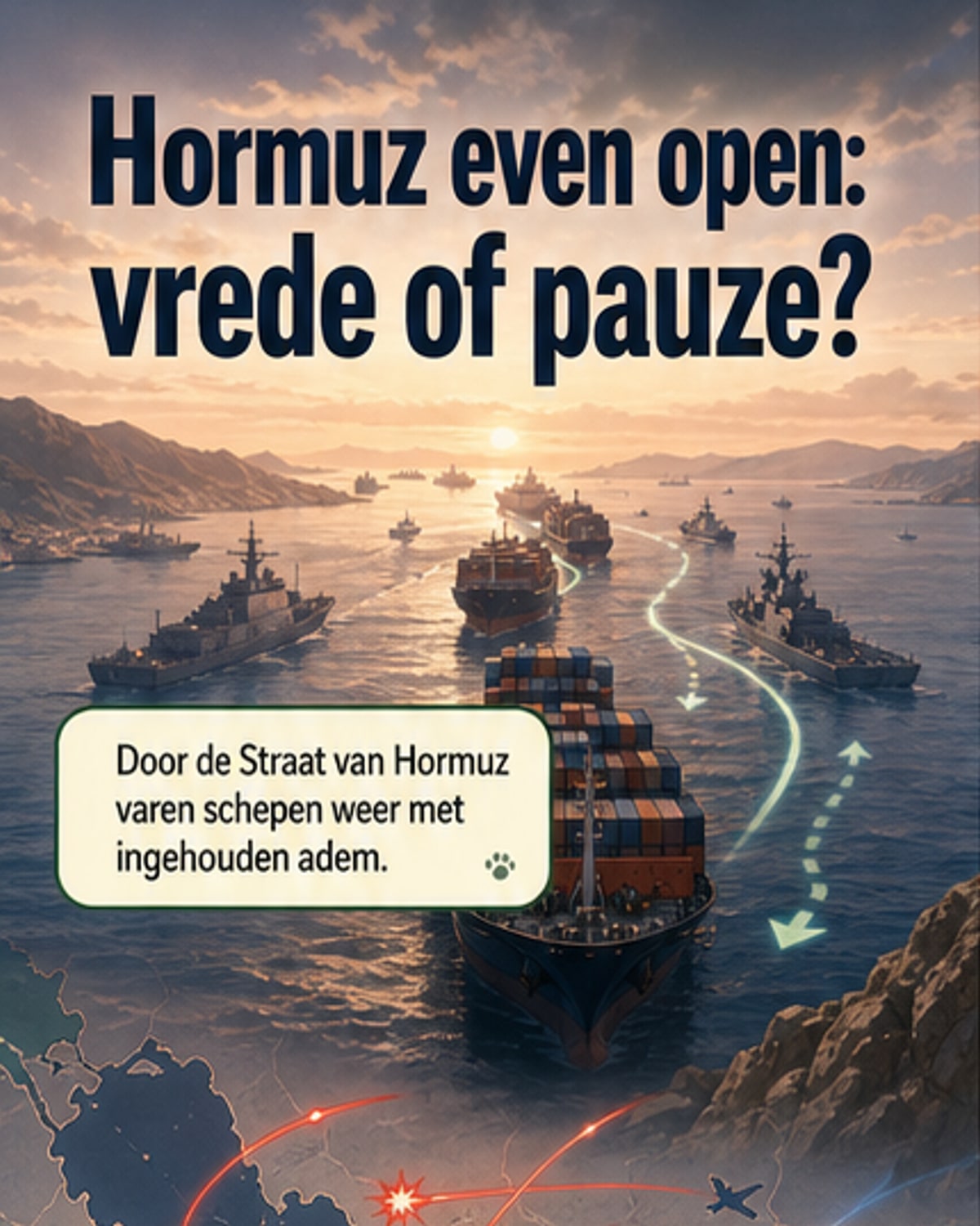 Broos staakt-het-vuren in Hormuz