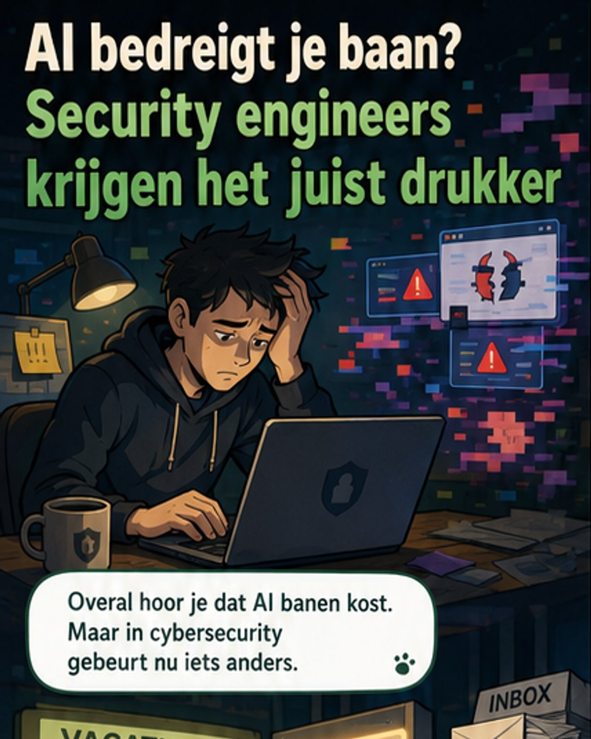 Cybersecurity-experts gezocht bij AI-toename