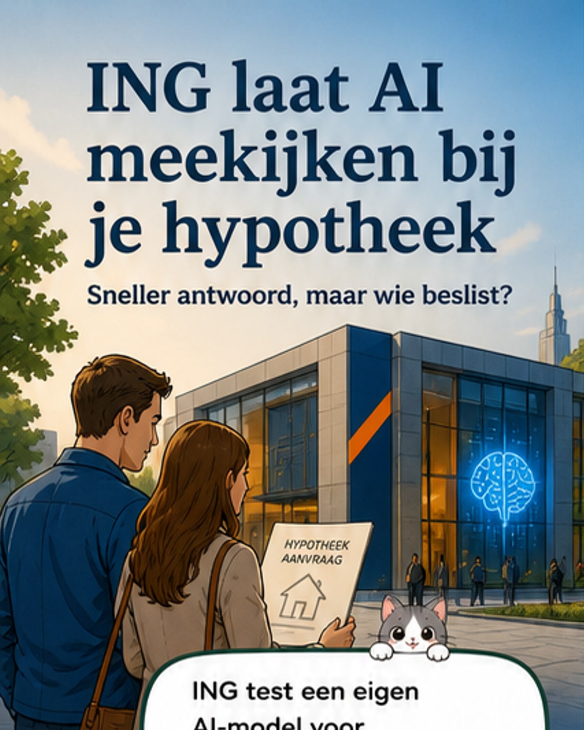 ING breidt AI in voor hypotheekkeuring