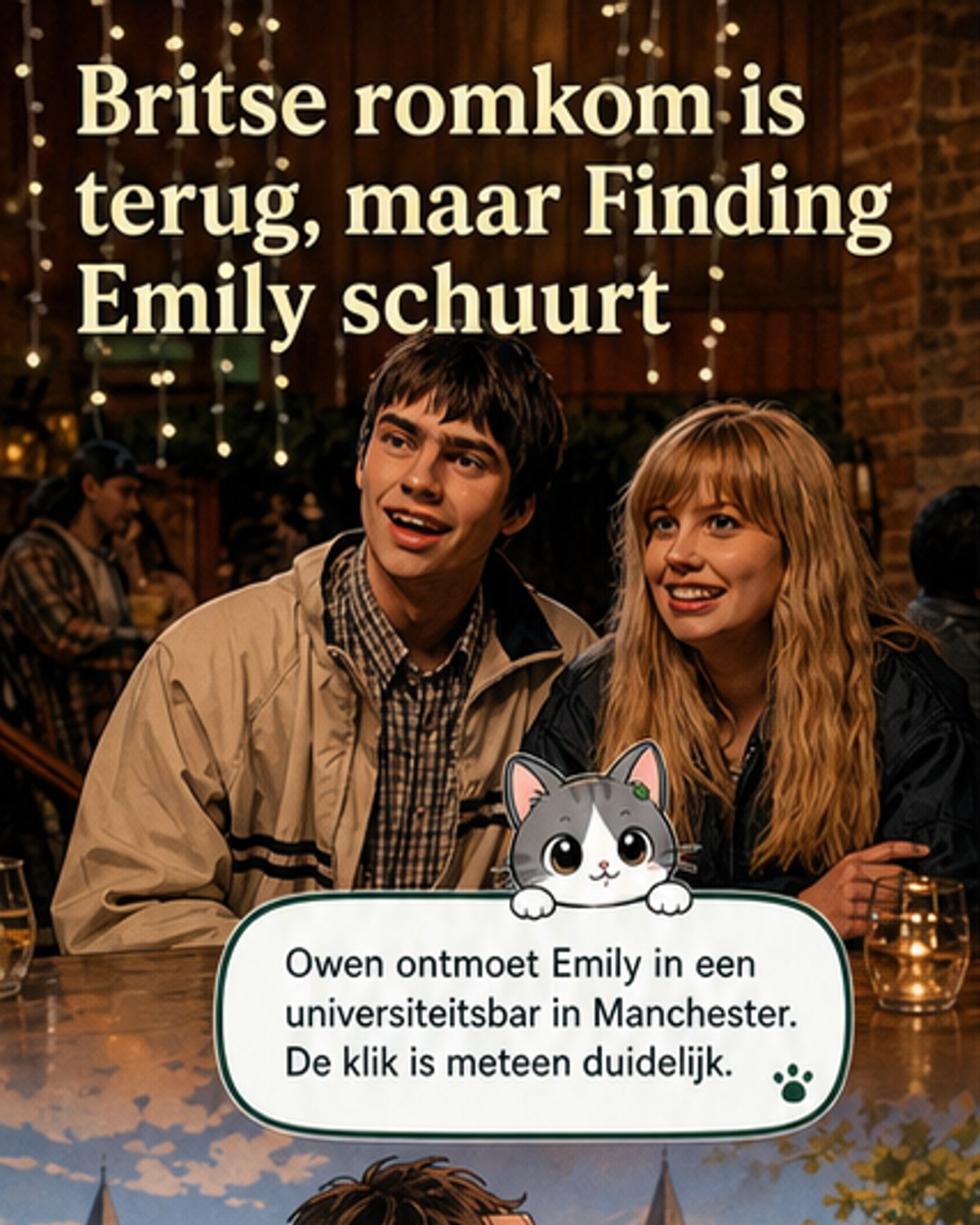 Finding Emily: luchtige terugkeer Britse romkom