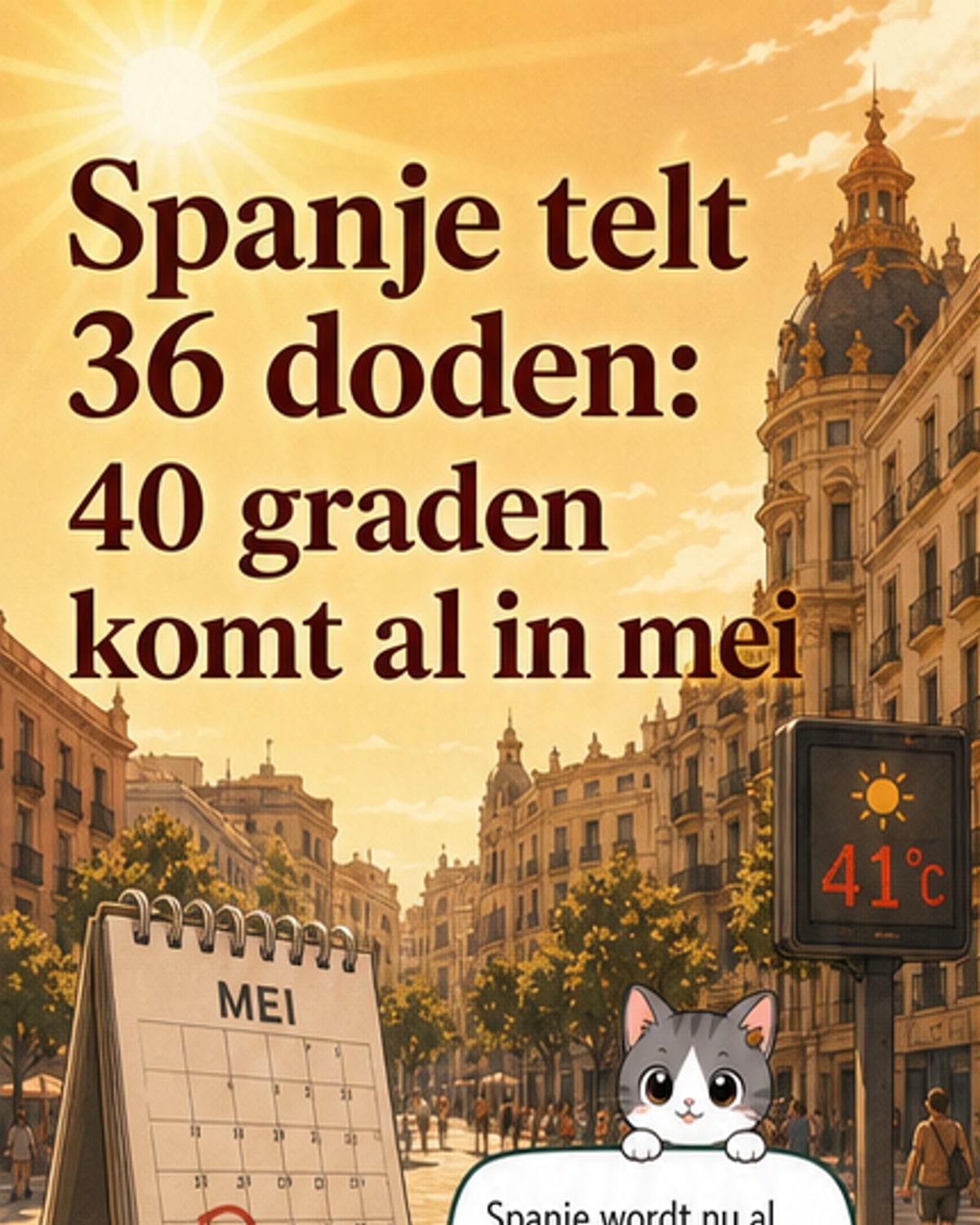 36 doden door vroege hittegolf in Spanje