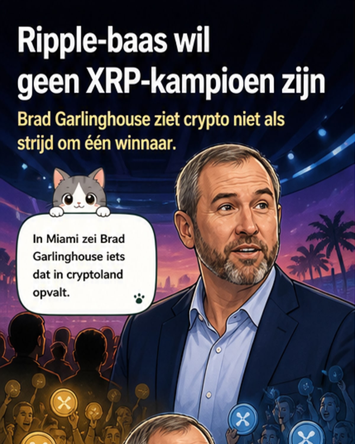 Ripple-topman: 'Ik ben geen XRP-maxi'