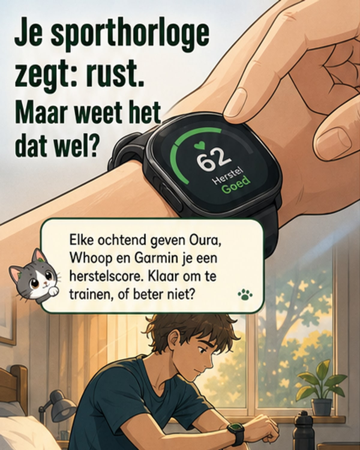 HRV-metingen helpen sporters, maar scores van wearables zijn onbetrouwbaar