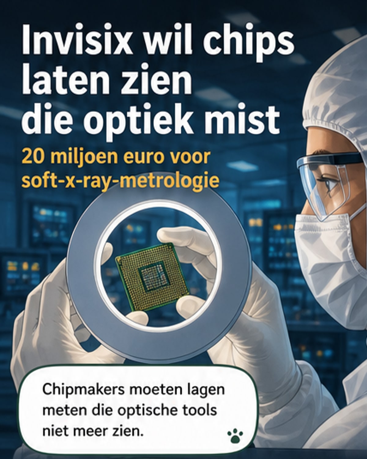Invisix haalt €20M op met ASML-technologie