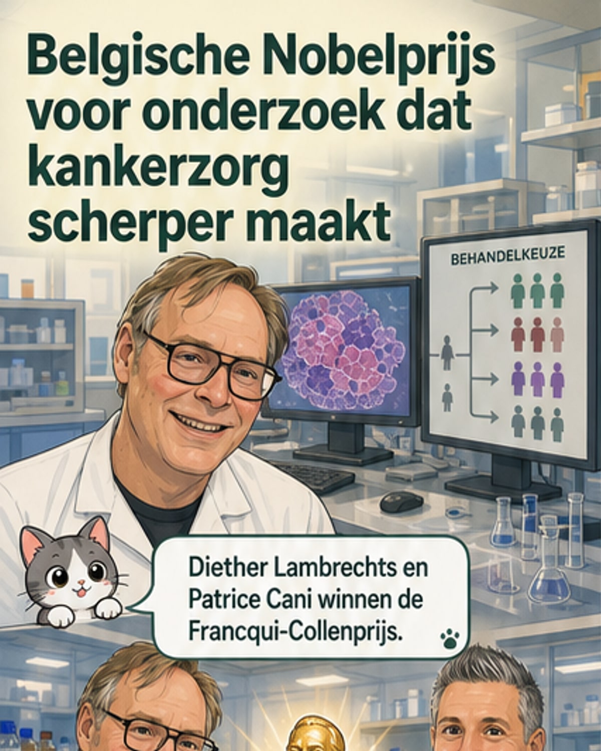 ‘Belgische Nobelprijs’ voor kanker- en darmonderzoek