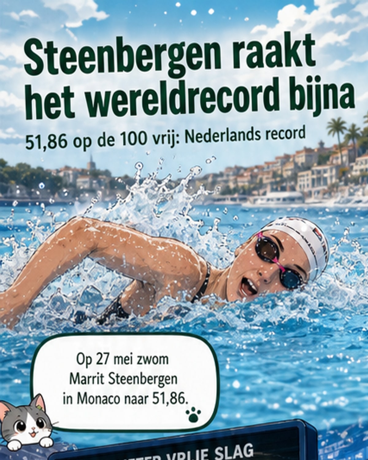 Steenbergen breekt Nederlands record