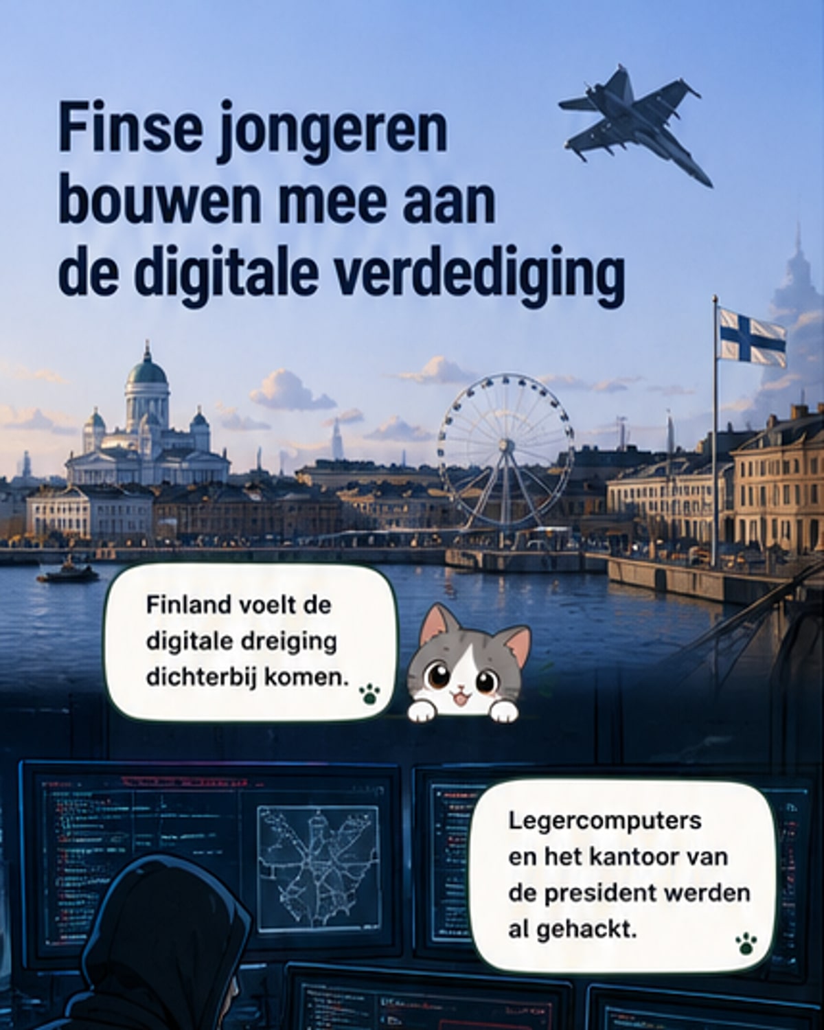 Finse jongeren bouwen digitale verdediging
