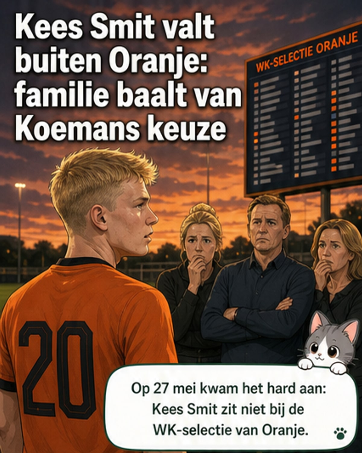 Familie Smit teleurgesteld in Koeman