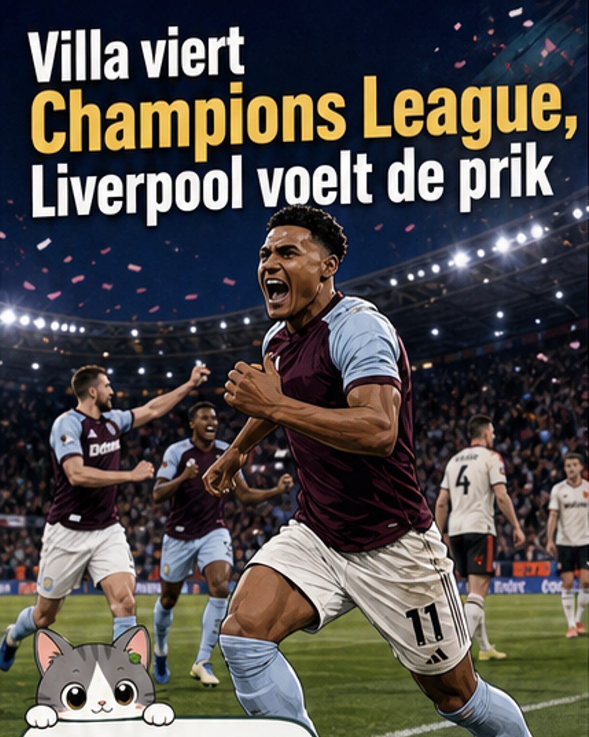 Villa viert CL-ticket en finale-uitzicht