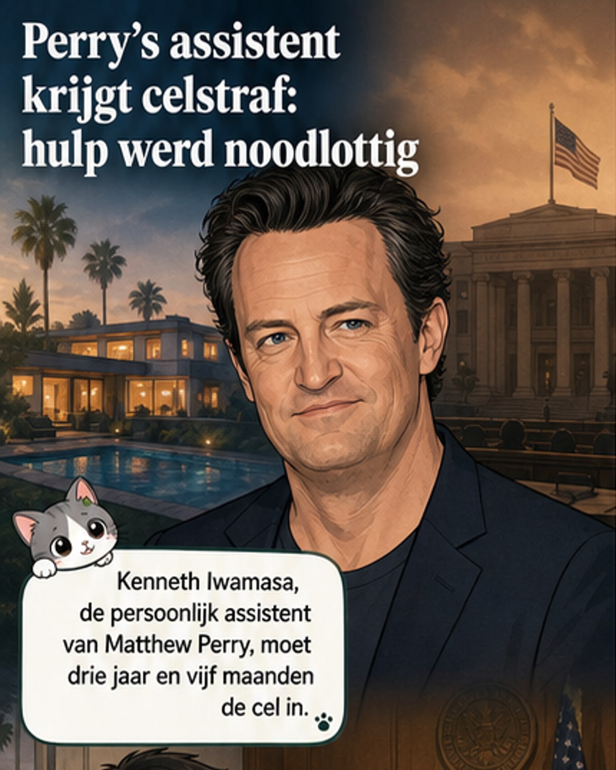 Assistent Matthew Perry veroordeeld