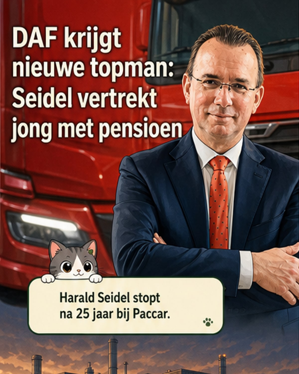 DAF-president Harald Seidel met pensioen