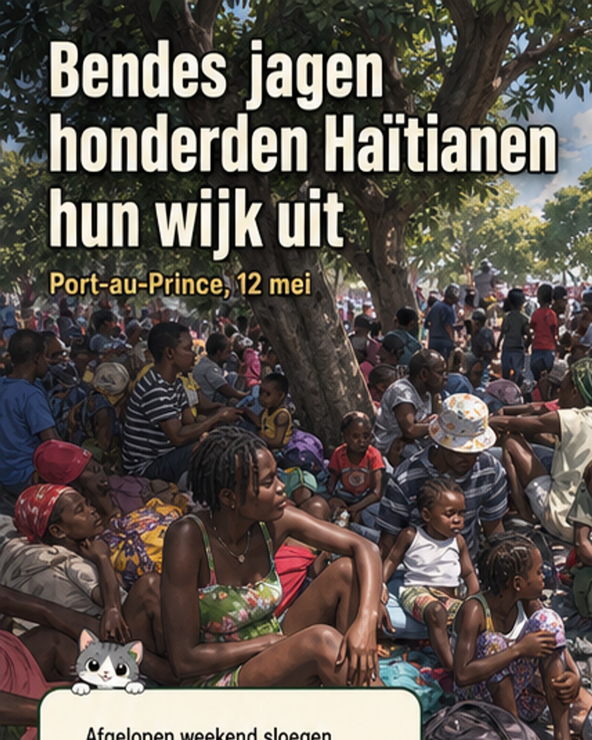 Honderden vluchten uit Haïtiaanse hoofdstad