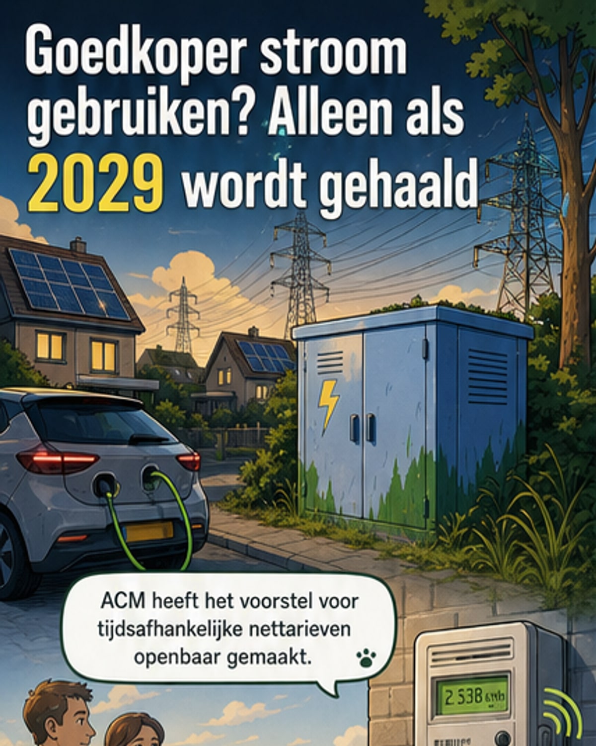 Stroomprijs per uur: nieuwe tarieven vanaf 2029?