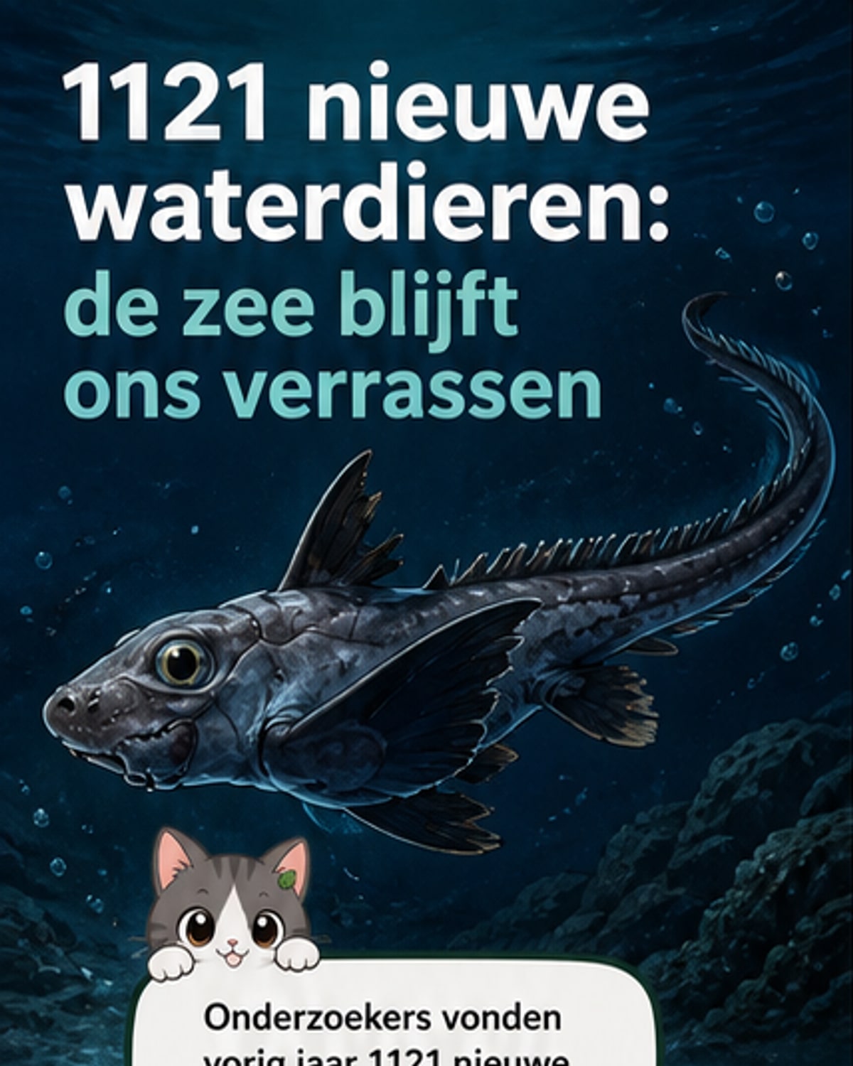 1121 nieuwe dieren ontdekt in de zee