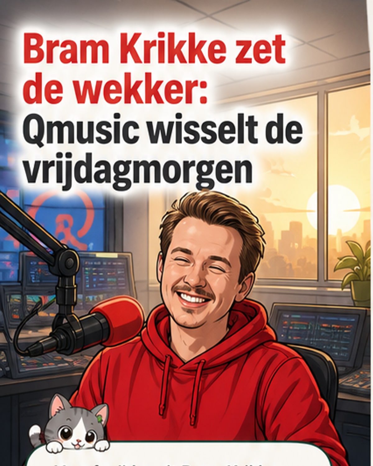 Bram Krikke neemt ochtendshow over