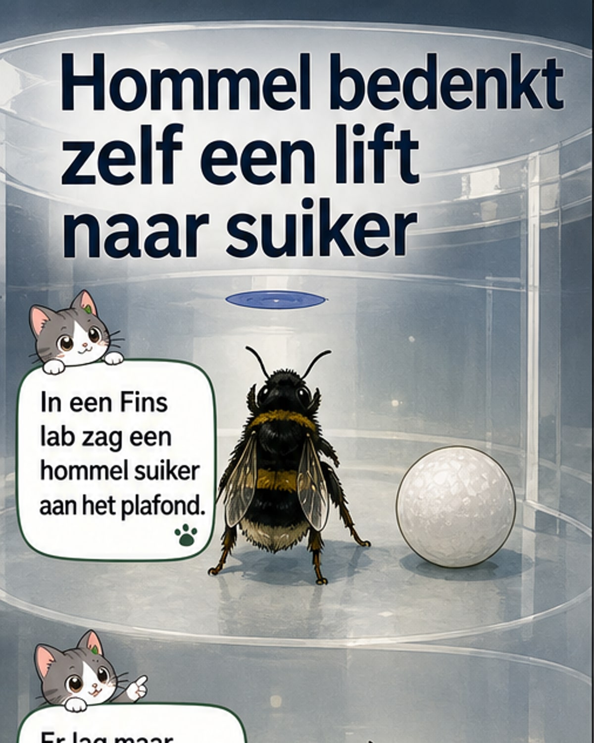 Hommels tonen zelfstandig probleemoplossend vermogen