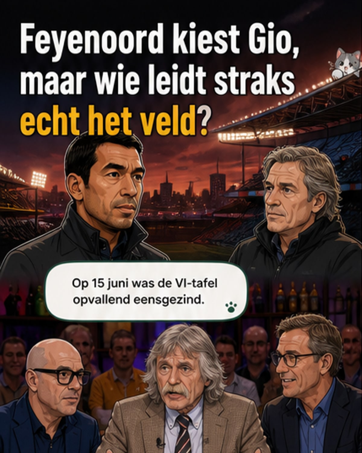 Feyenoord kiest voor duo Van Bronckhorst-Hulshoff