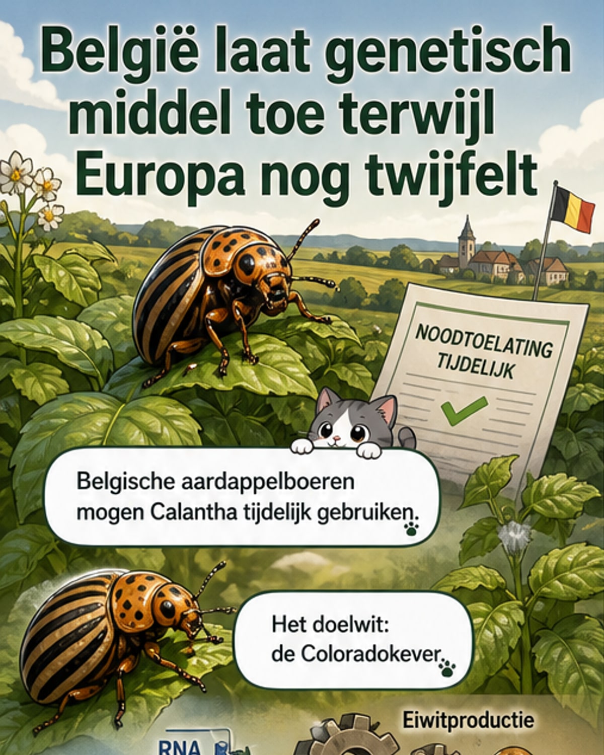 België toont weg met genetisch pesticide