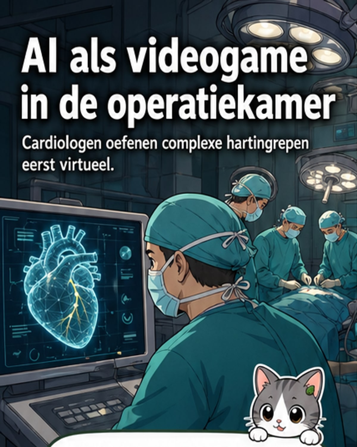 AI als videogame voor hartchirurgen