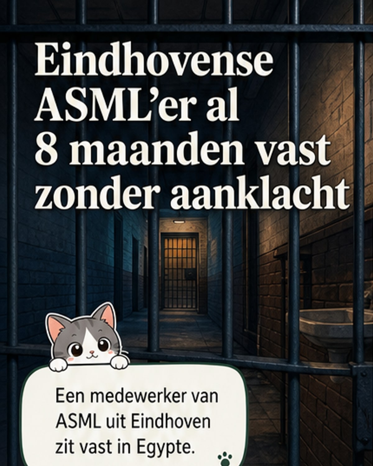 ASML-medewerker vast in Egypte zonder aanklacht