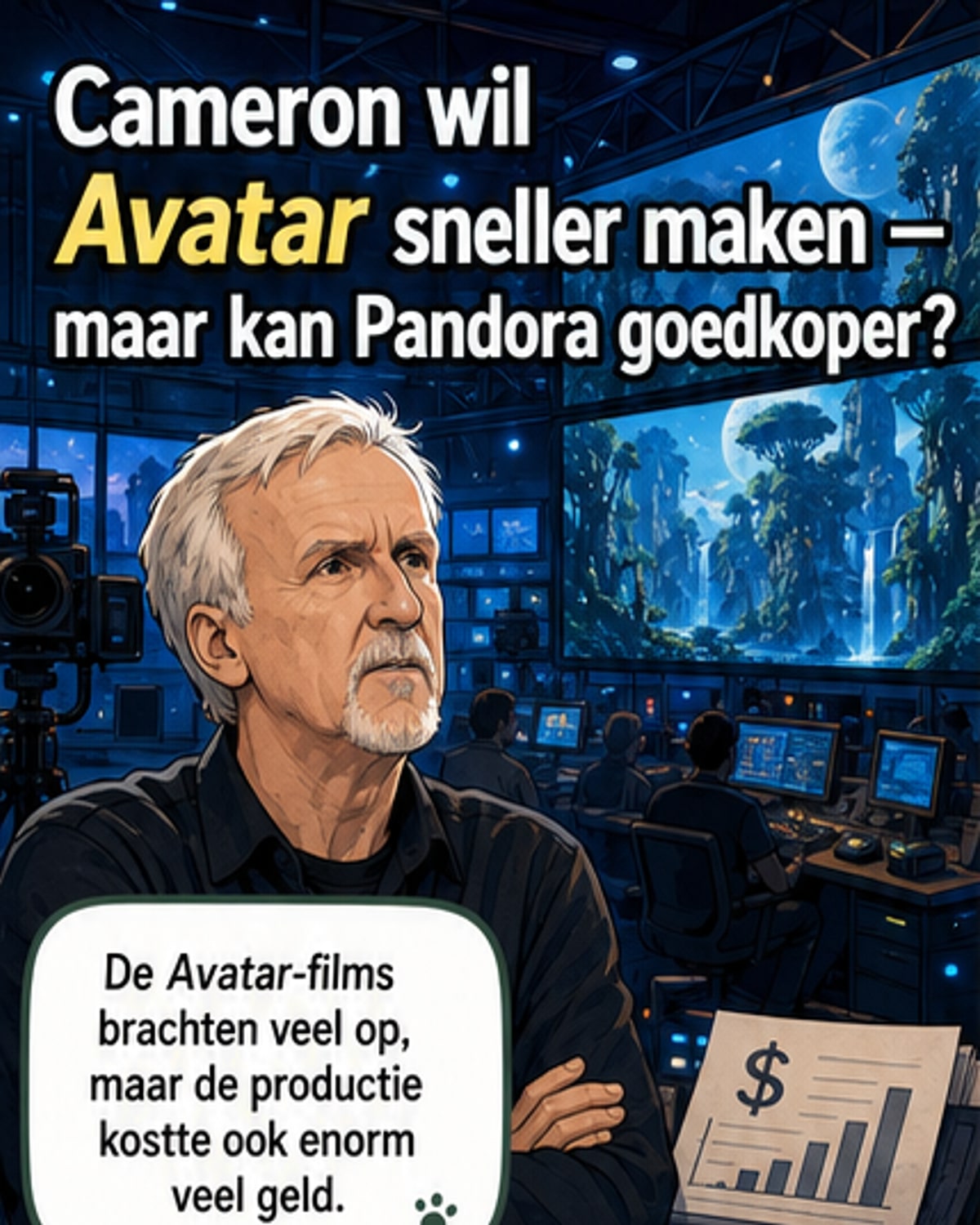 Cameron zoekt goedkopere weg voor Avatar