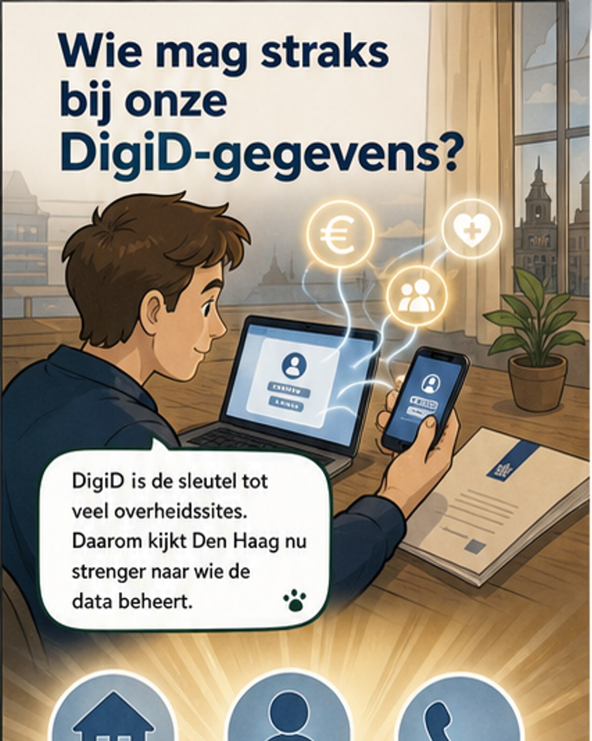 DigiD-gegevens veiliger bij binnenlandse aanbesteding