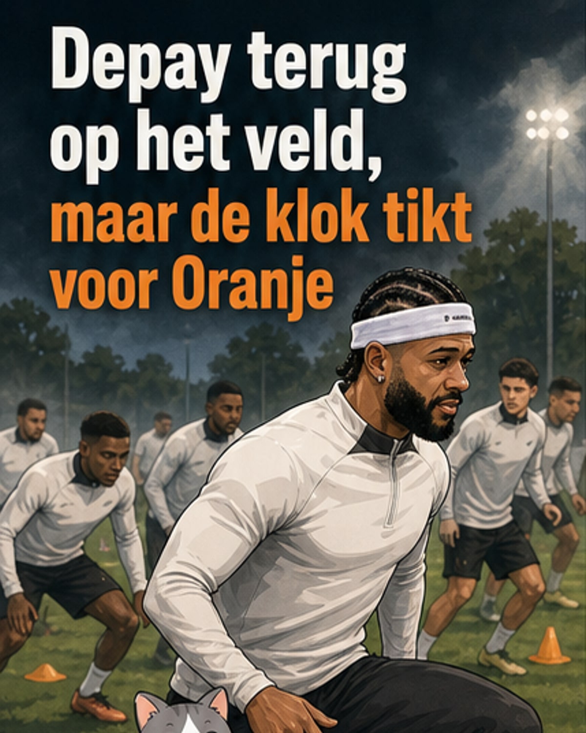 Depay keert terug in training