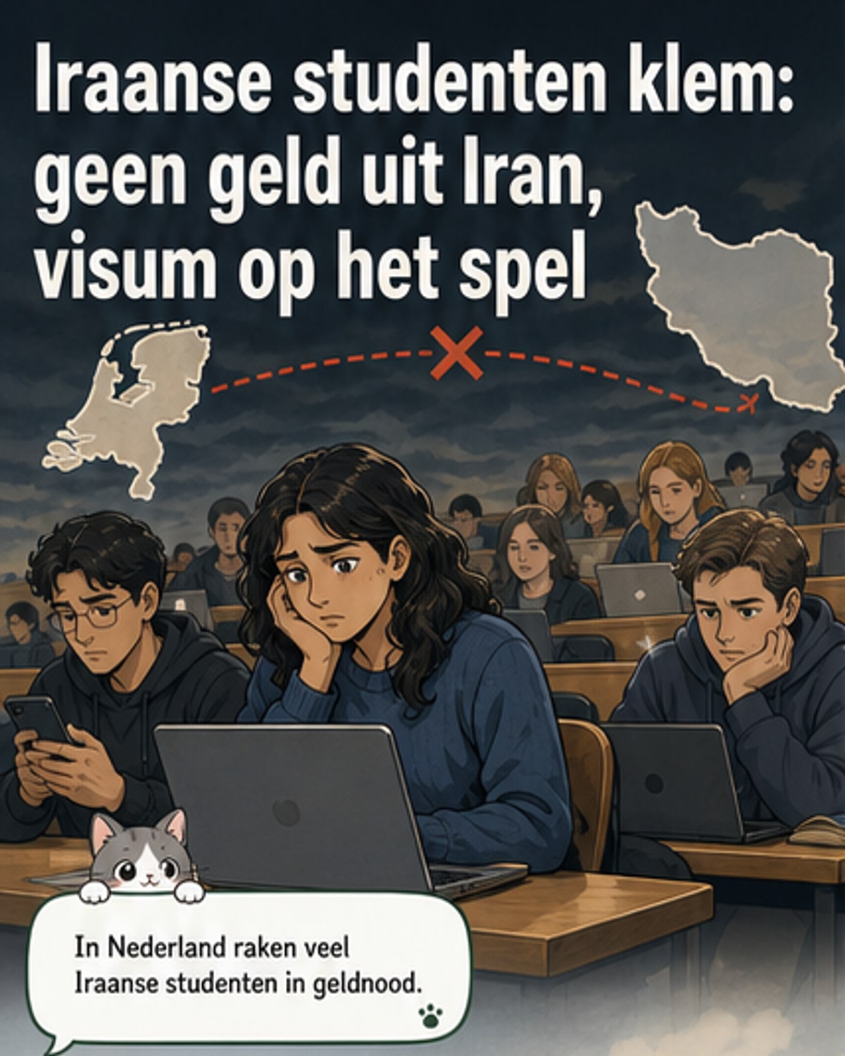Iraanse studenten vrezen uitzetting