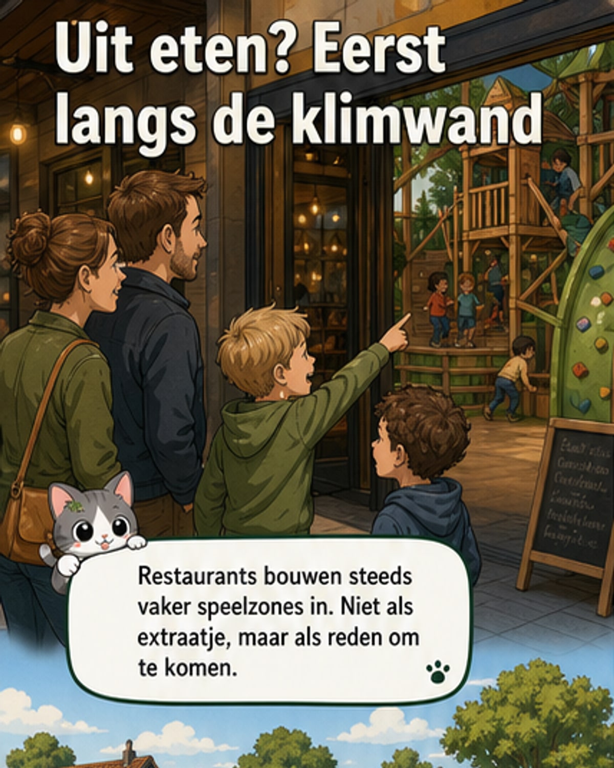 Restaurants bouwen speelzones om gezinnen te lokken