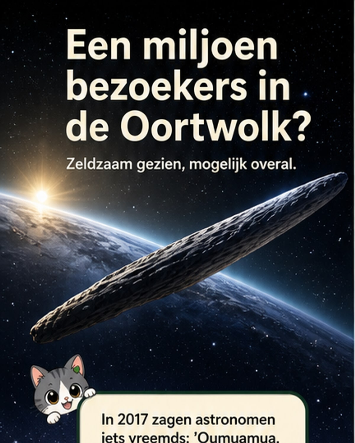 Miljoen buitenaardse objecten in ons zonnestelsel?