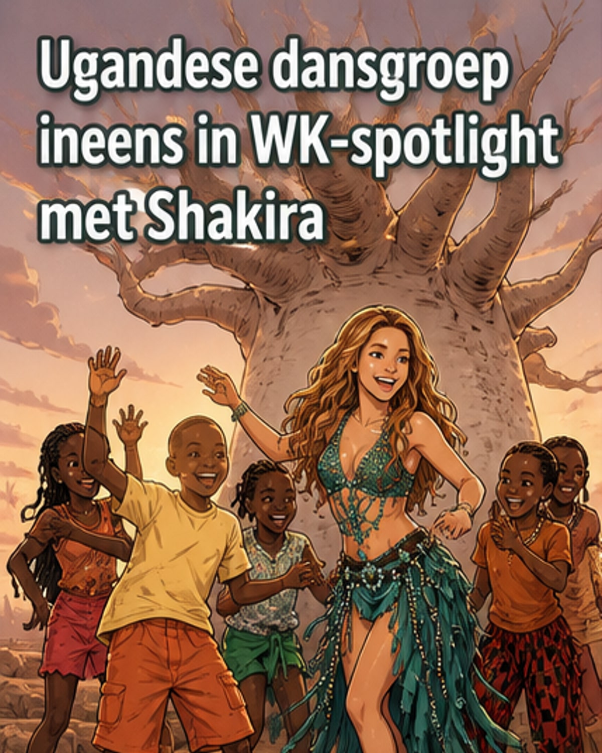Ghetto Kids dansen met Shakira in WK-lied
