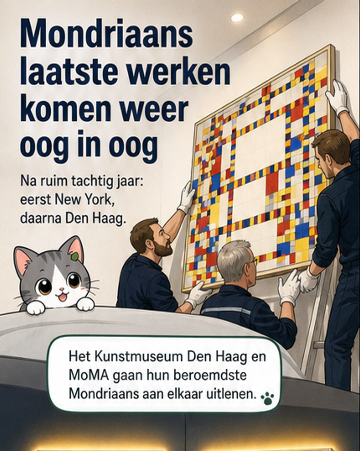 Mondriaan-werken weer samen na 80 jaar