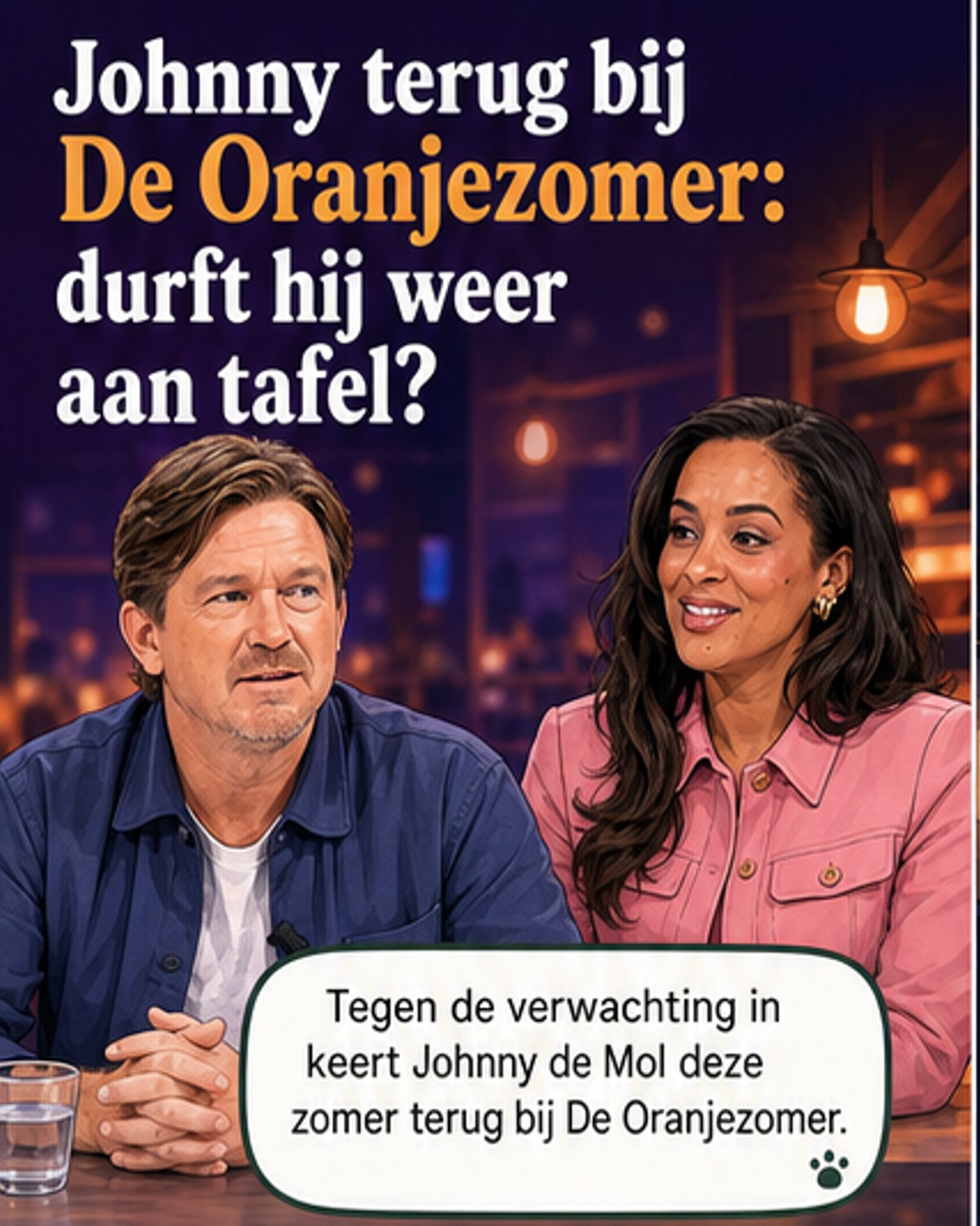 Johnny de Mol keert terug als talkhost