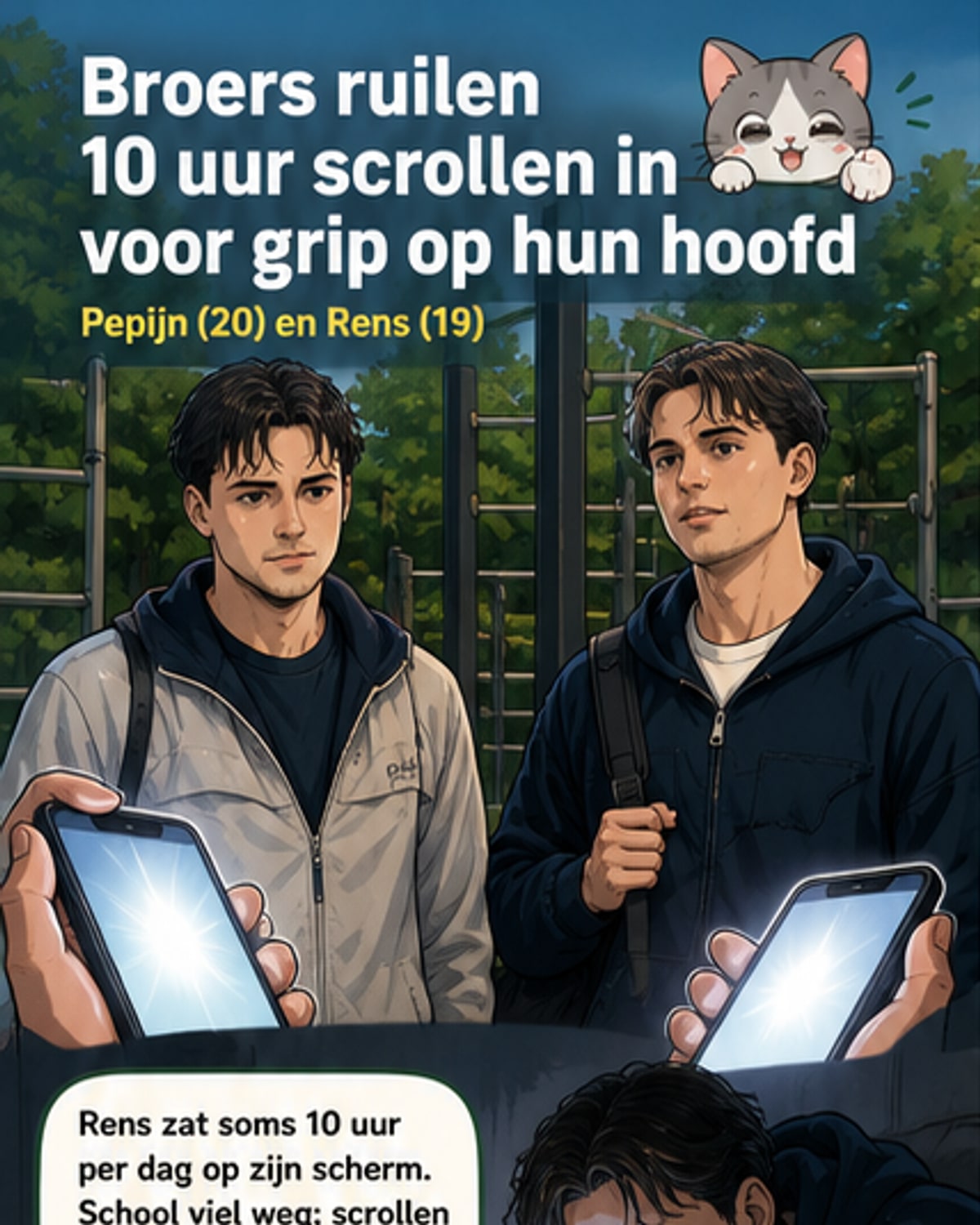 Digitale dementie door 10 uur scrollen