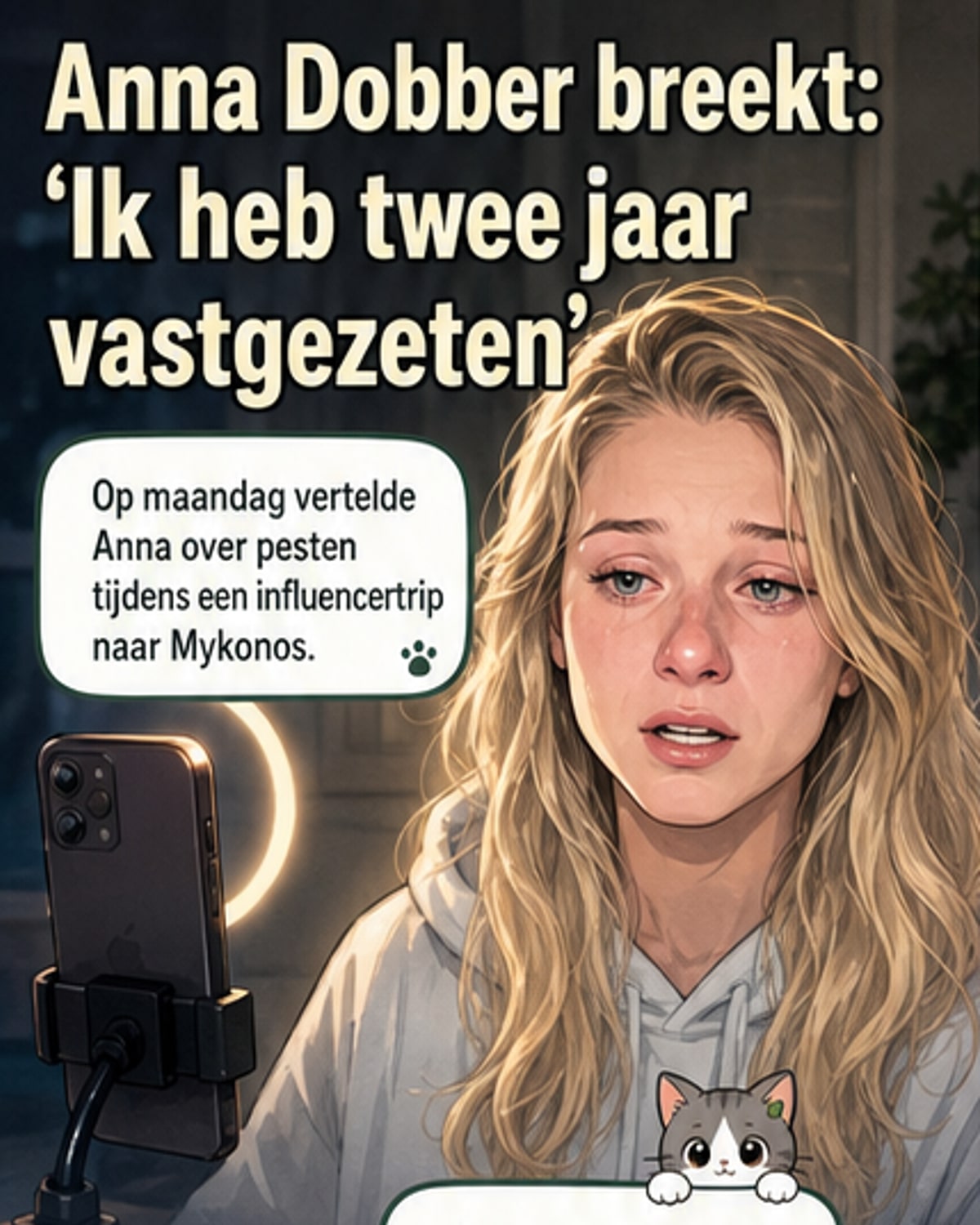 Influencer bevestigt gevangenisstraf