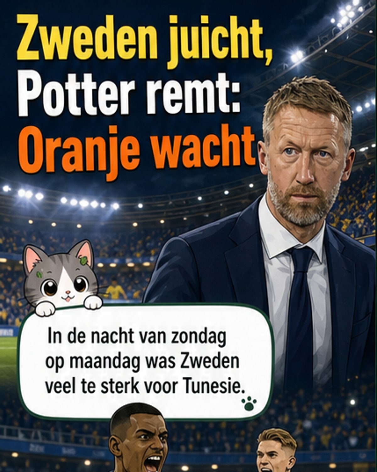 Potter waarschuwt voor Oranje