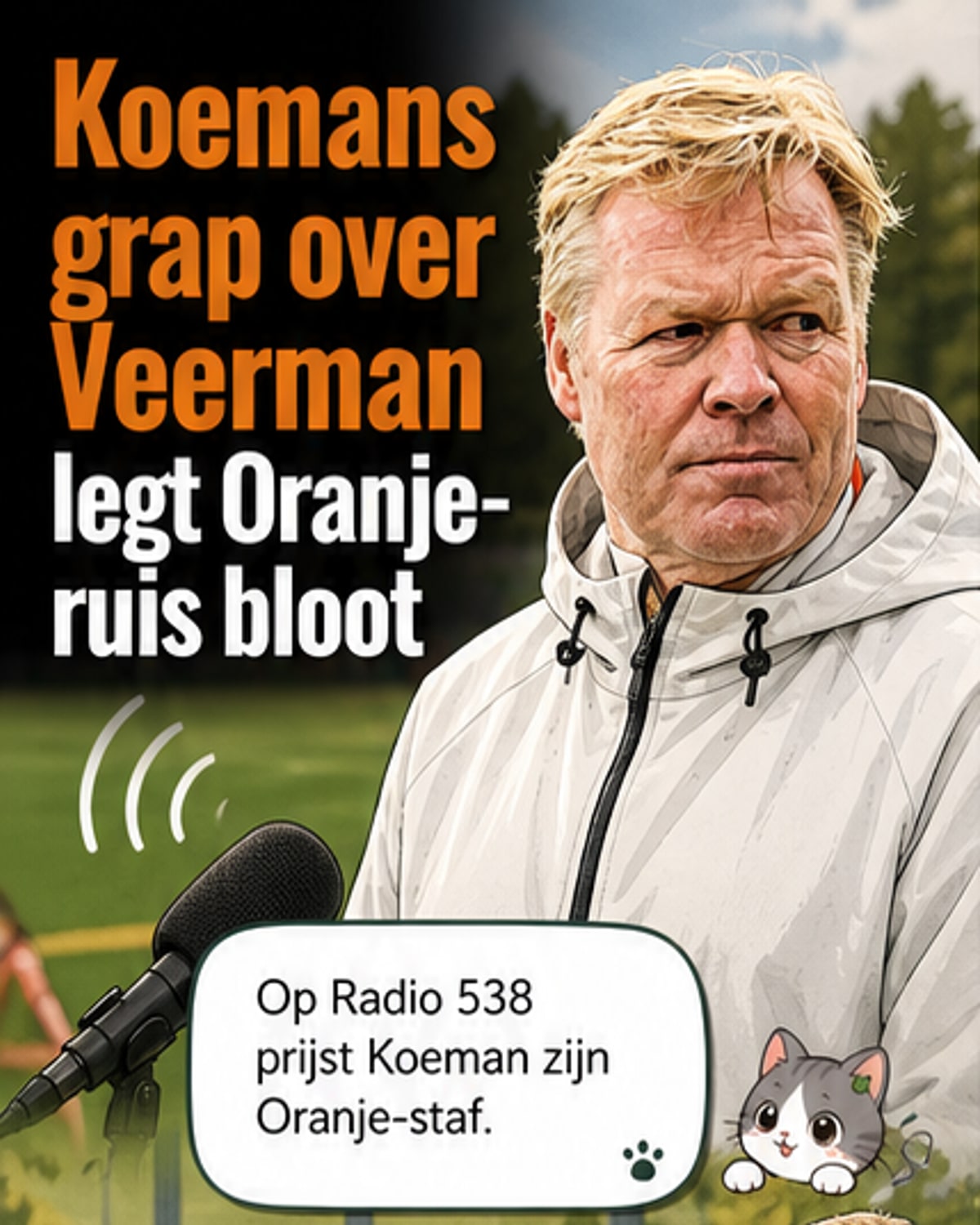 Koeman reageert op Veerman-critiek