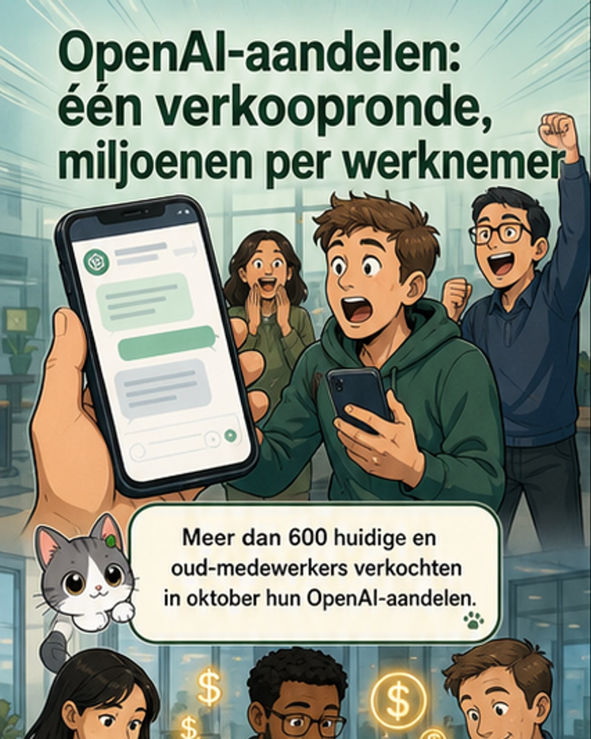 OpenAI-werknemers worden miljonair