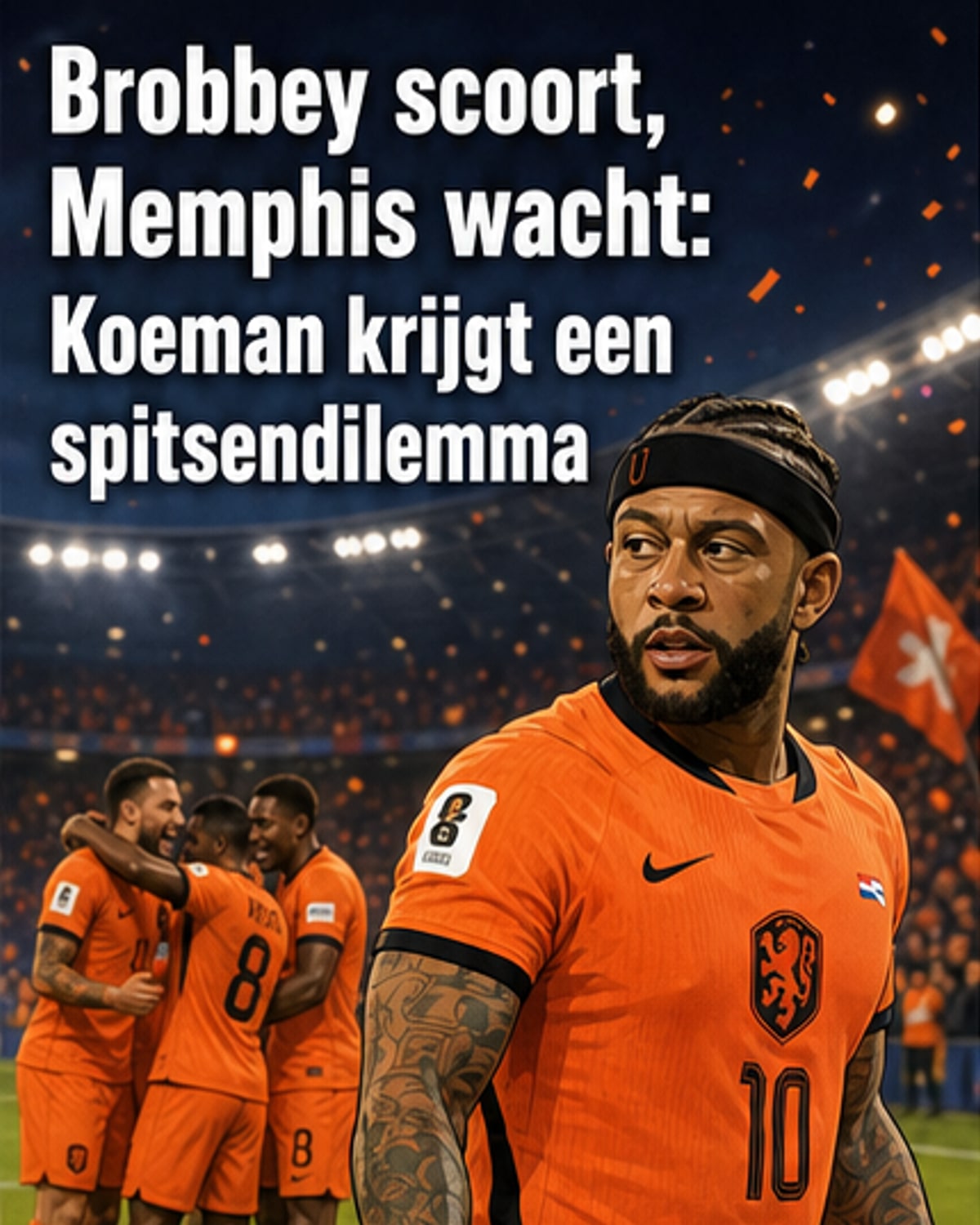 Brobbey steekt kop op in Oranje