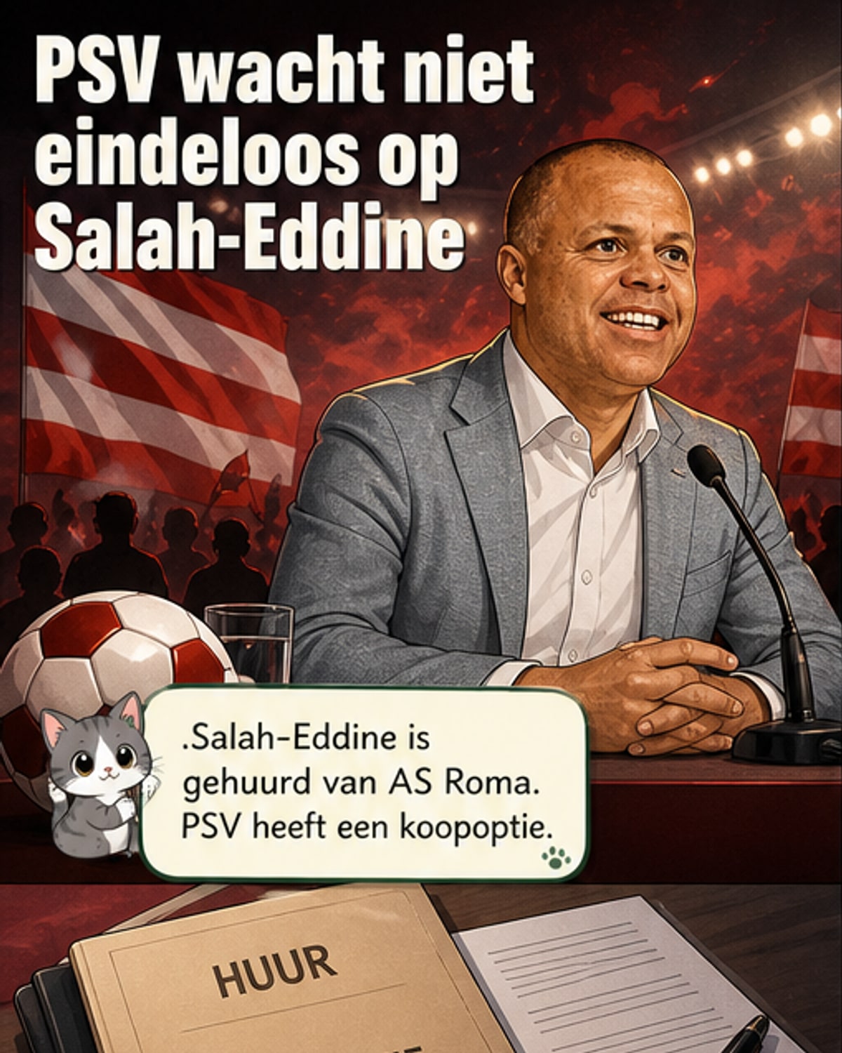 PSV wacht niet langer op Salah-Eddine