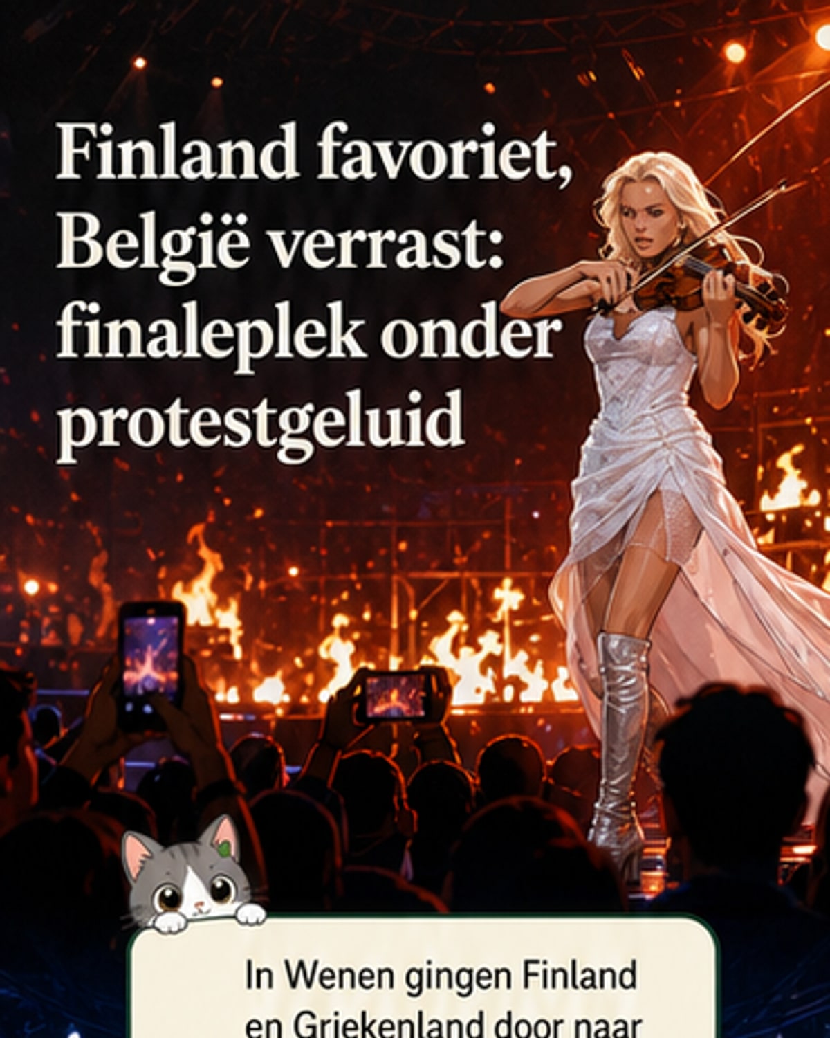 Finland wint halve finale Eurovisie