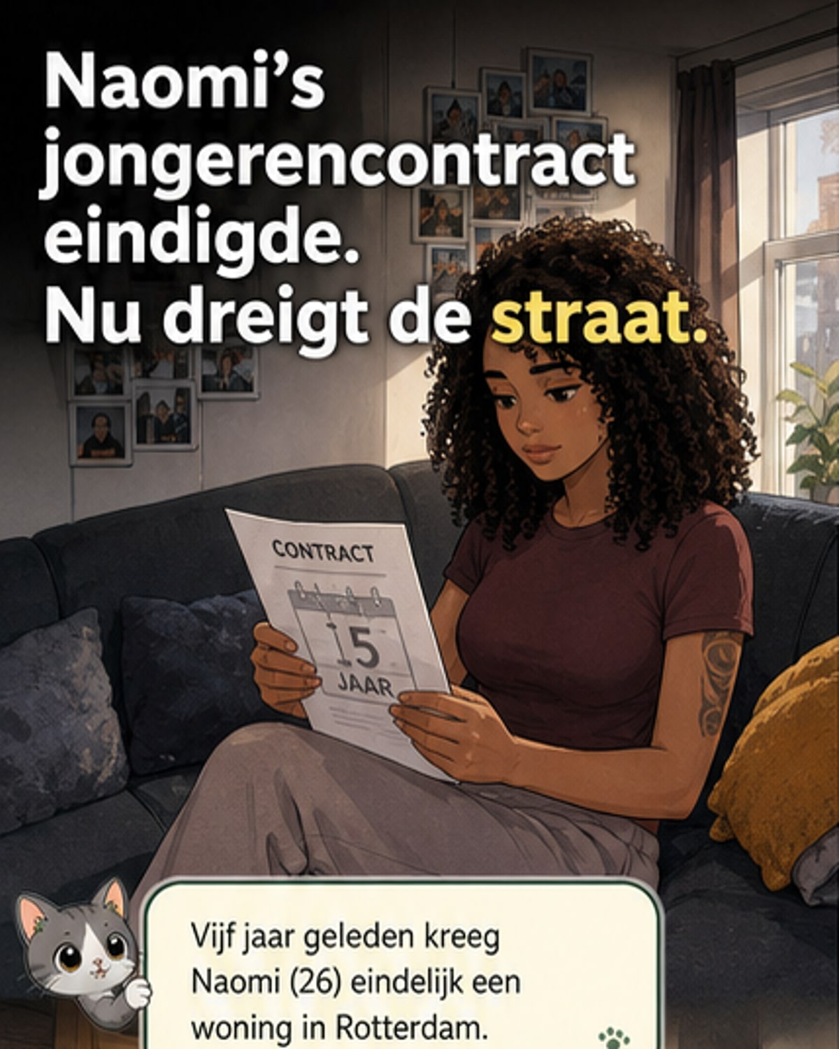 Jongerenhuurcontract leidt nu tot straatarmeis