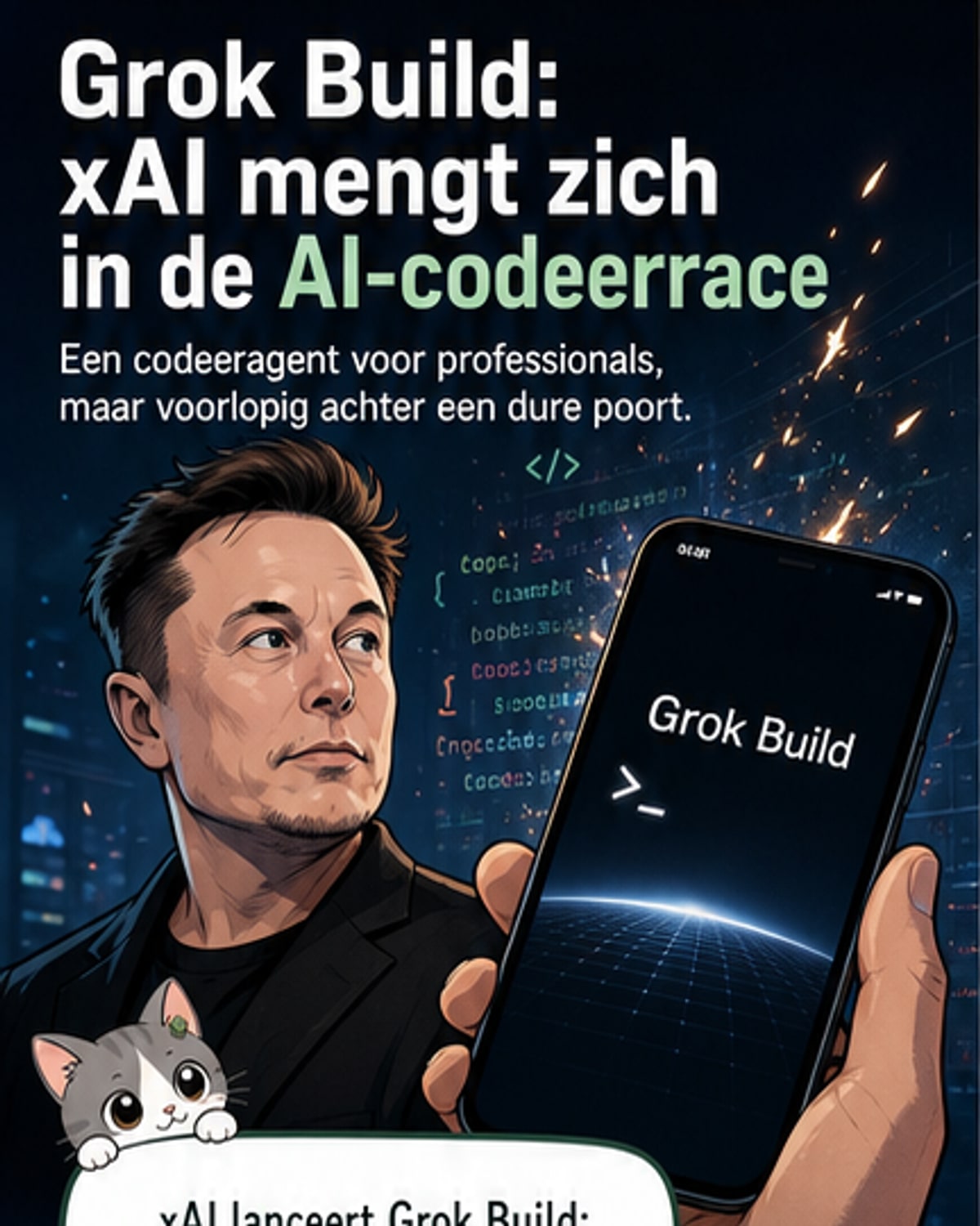 xAI lanceert AI-codeeragent Grok Build