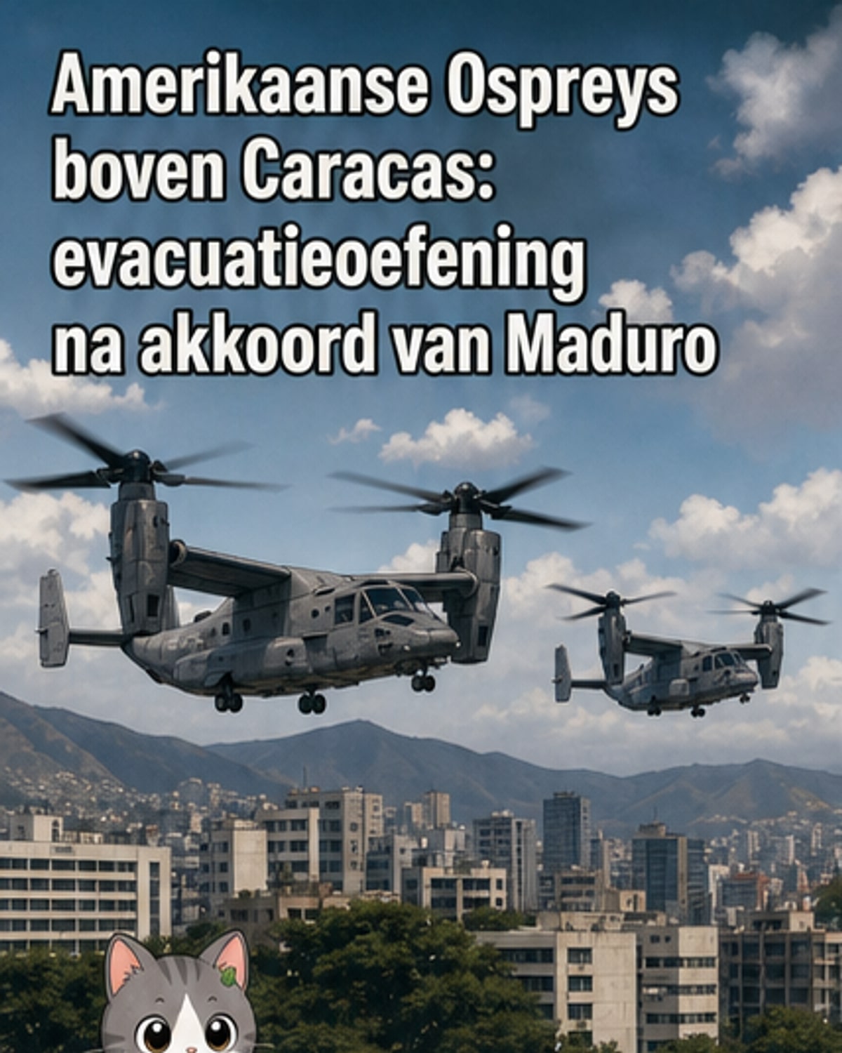 VS oefenen snelle evacuatie in Caracas