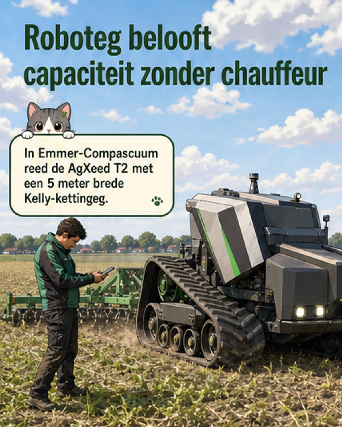 Autonome robot eggt duurzaam 20.000 ha