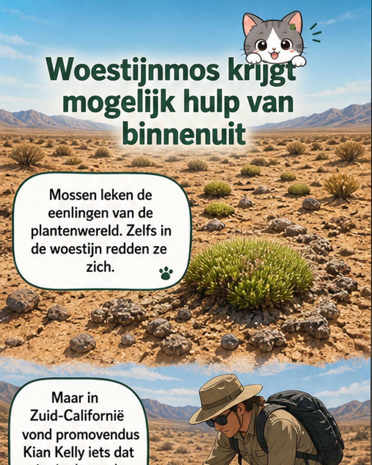 Schimmels helpen woestijnmossen?