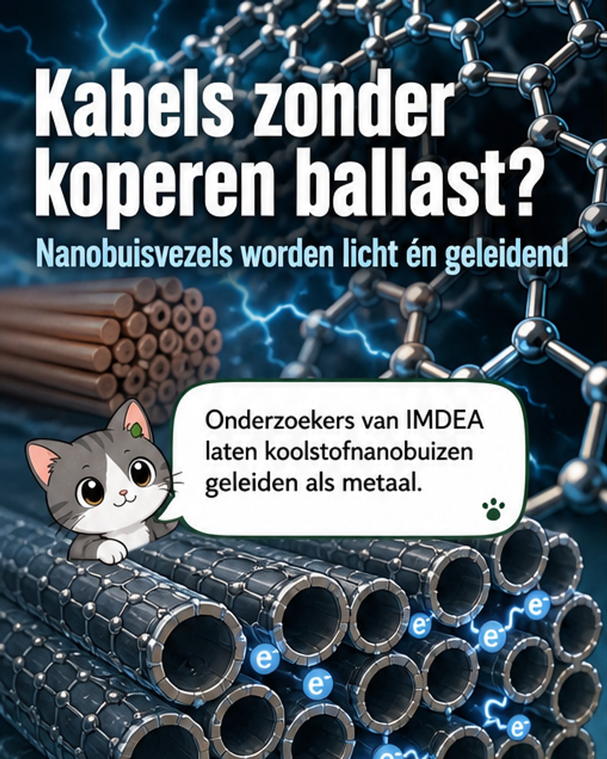 Koolstofbuisjes vervangen koper?